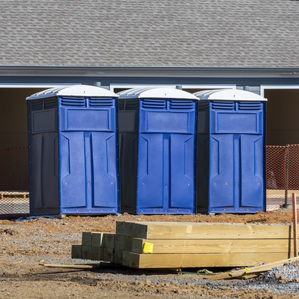 do you offer hand sanitizer dispensers inside the porta potties in Bratenahl Ohio